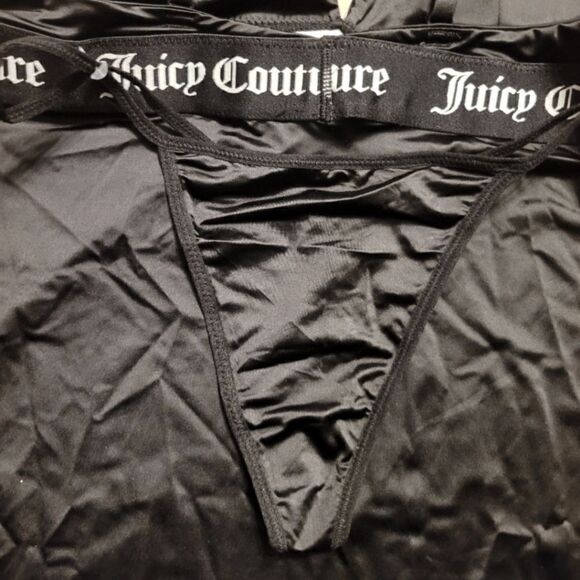 NWT Juicy Couture Black Nightgown Set Size L - Picture 4 of 7